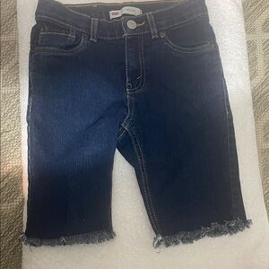 Levi's Kids Dark Blue Denim Shorts